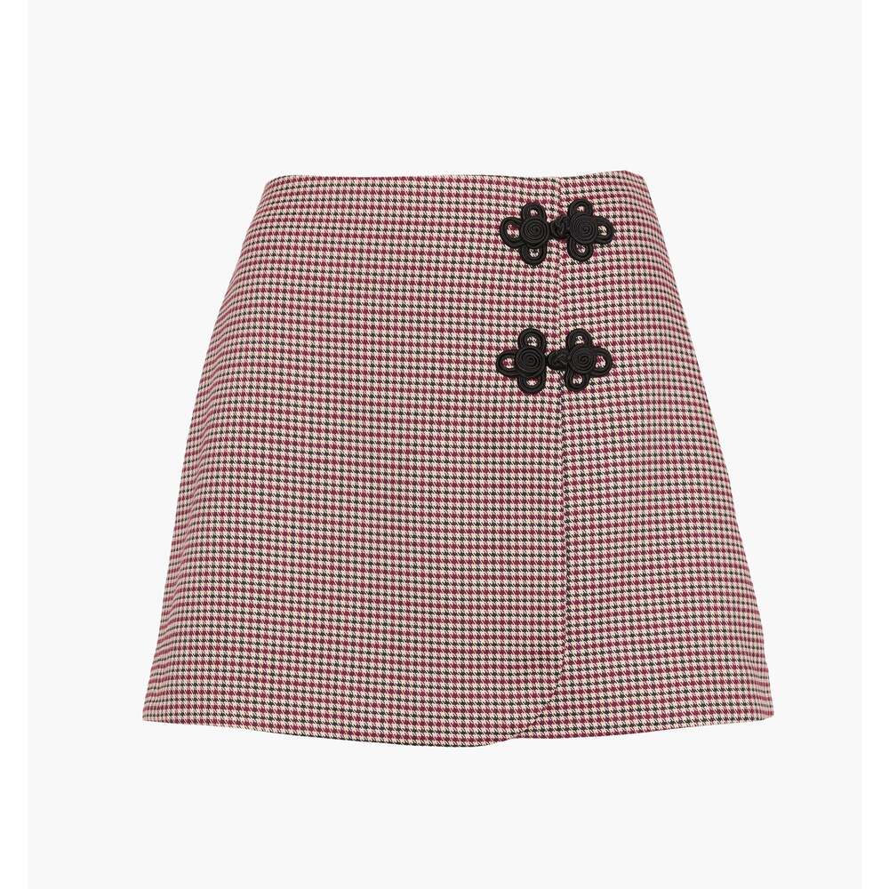 Hill House Red and Black Mini Skirt